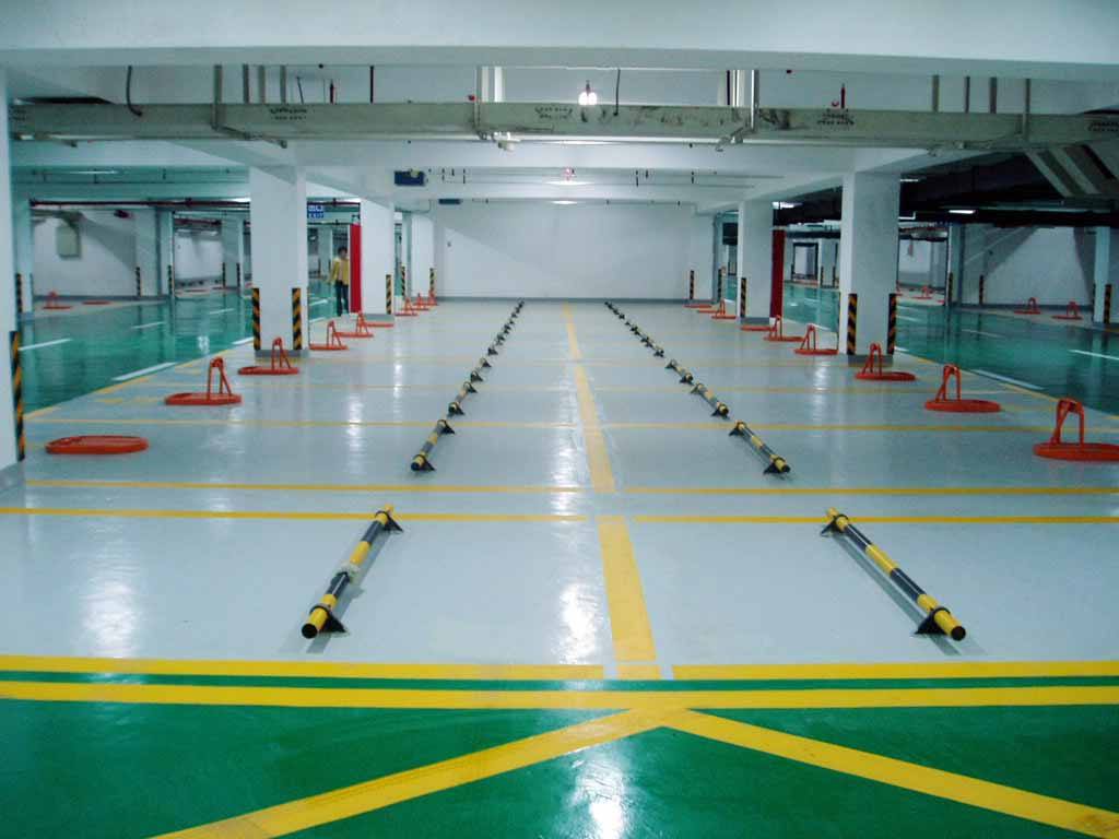 黑龙江停车场车位划线厂家|地下车库划线厂家价格 